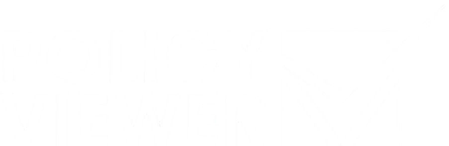PolicyViewer logo (white)