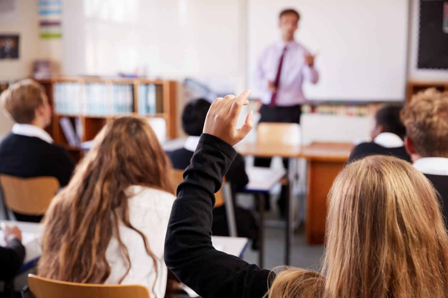 Classroom with students and teacher